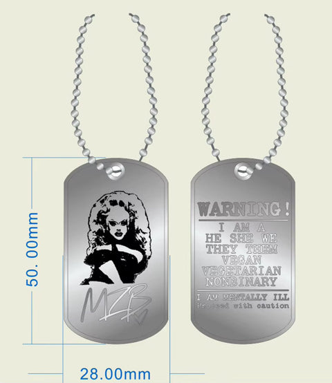 Patreon Tier 2 Dog Tag Gift (Shipping in U.S. Only)